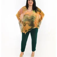 pantaloni bubu verde