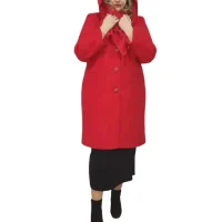 palton olivia fata rosu 2