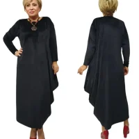 rochie unella catifea negru