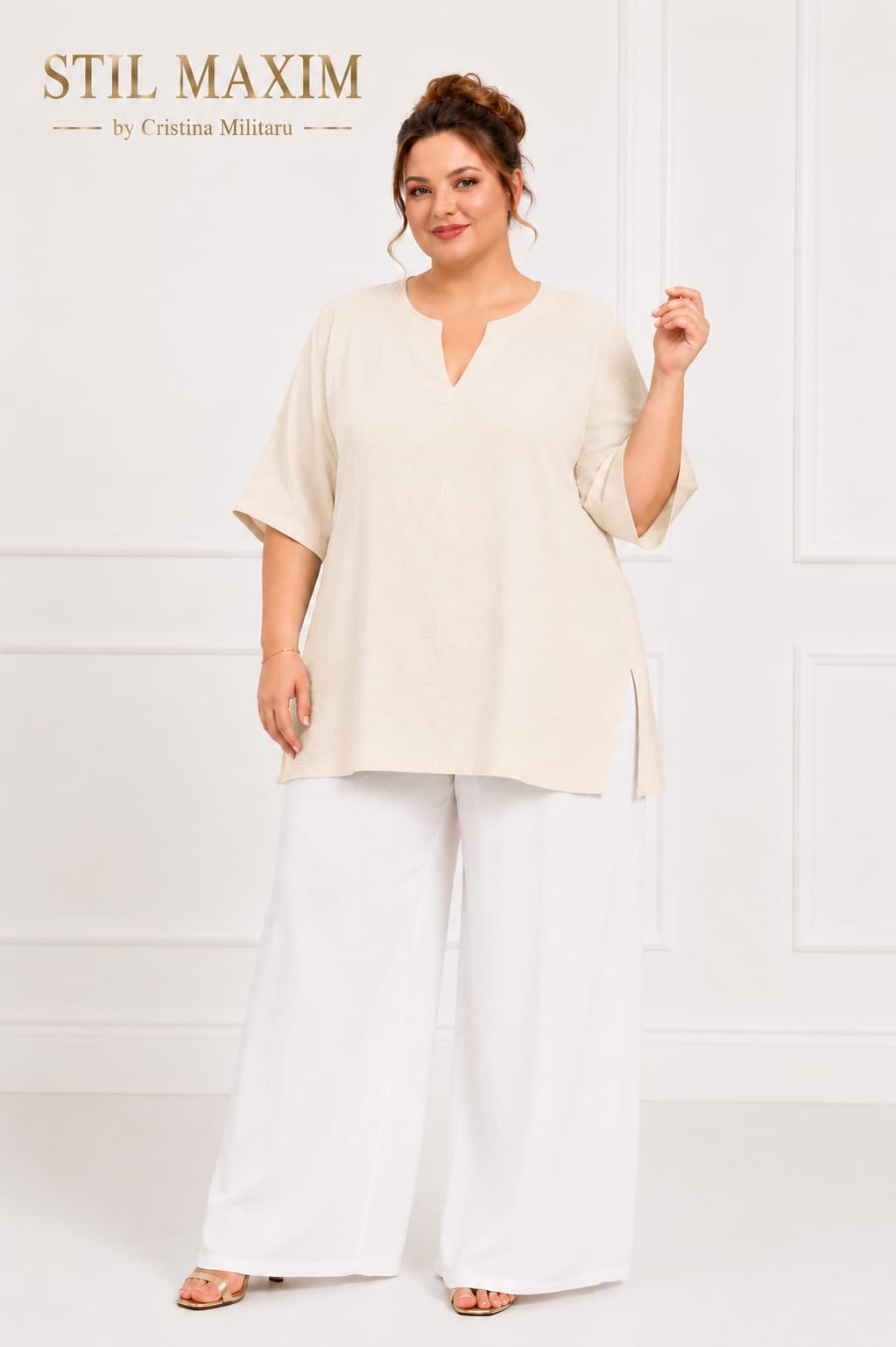 Bluza Natur Culori Pastel - imagine 4