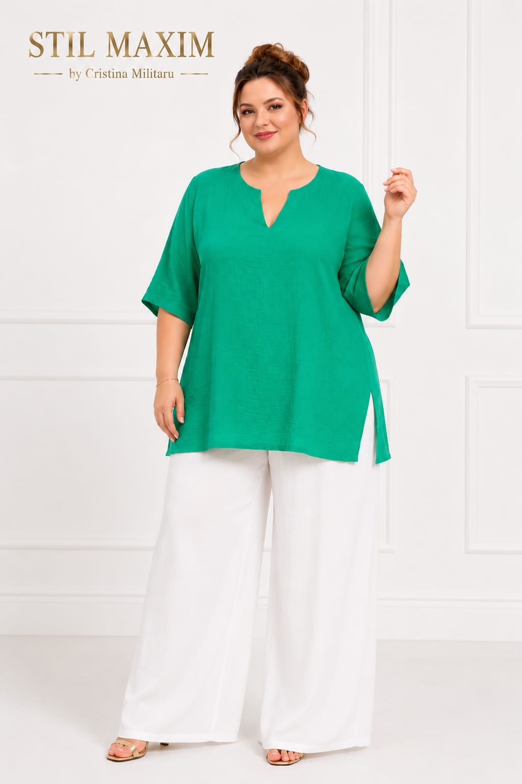 Bluza Natur Culori Pastel - imagine 2