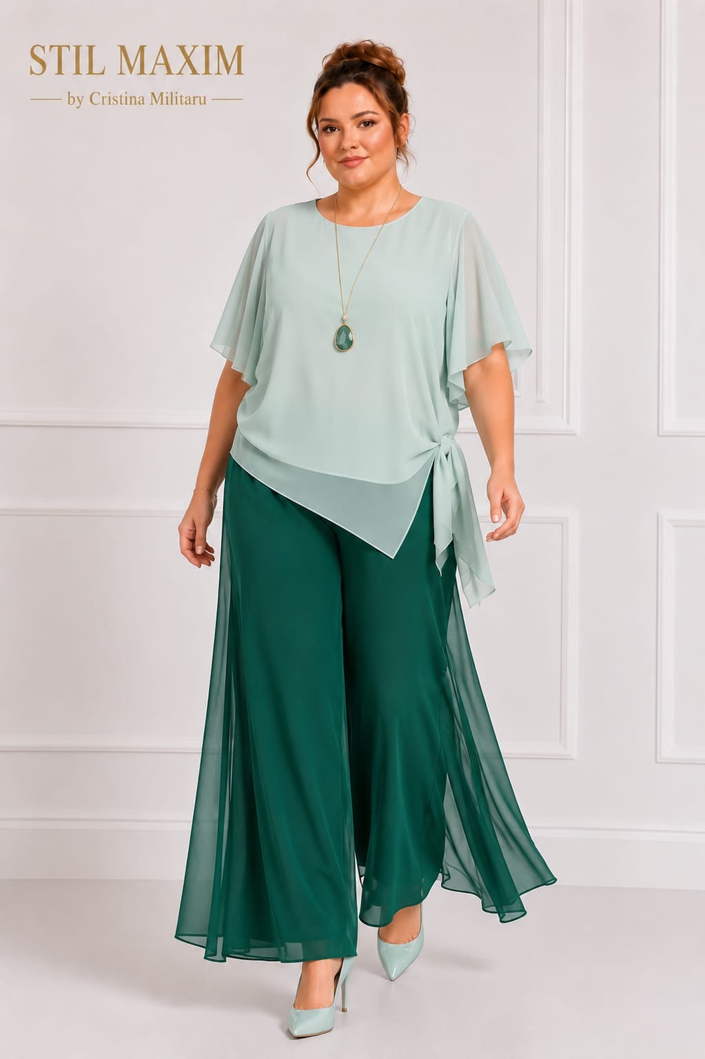 Bluza Mihaela Culori Pastel - imagine 4