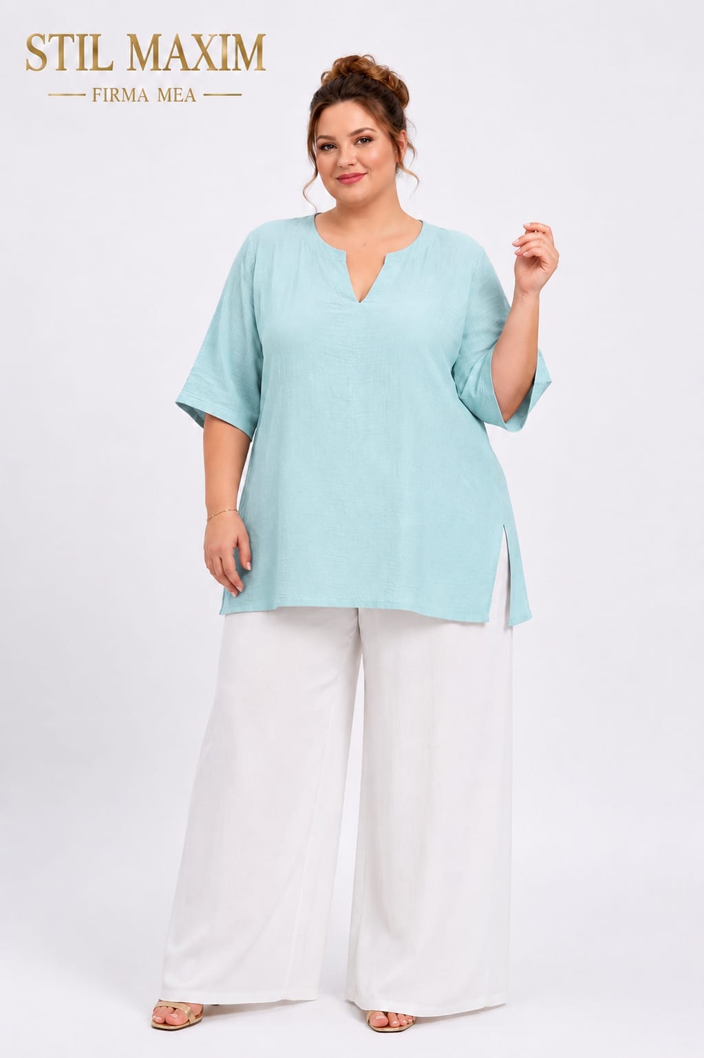 Bluza Natur Culori Pastel - imagine 3